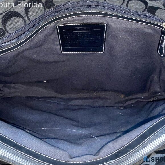 Coach Signature Laptop Bag - Picture 8 of 8